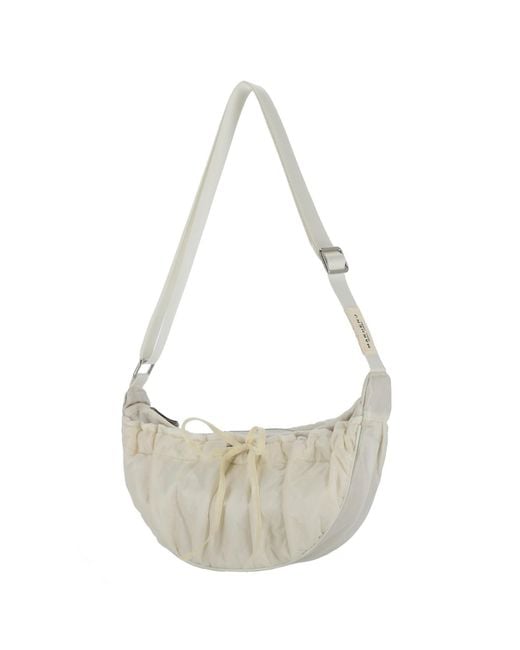 MARHEN.J Metallic Plie Shiny Ivory