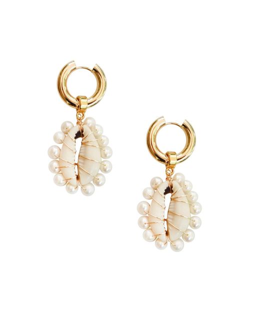 Adriana Pappas Designs Metallic Seashore Earrings