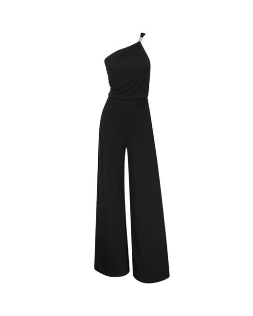 Me & Thee Black No Escape One Shoulder Jumpsuit