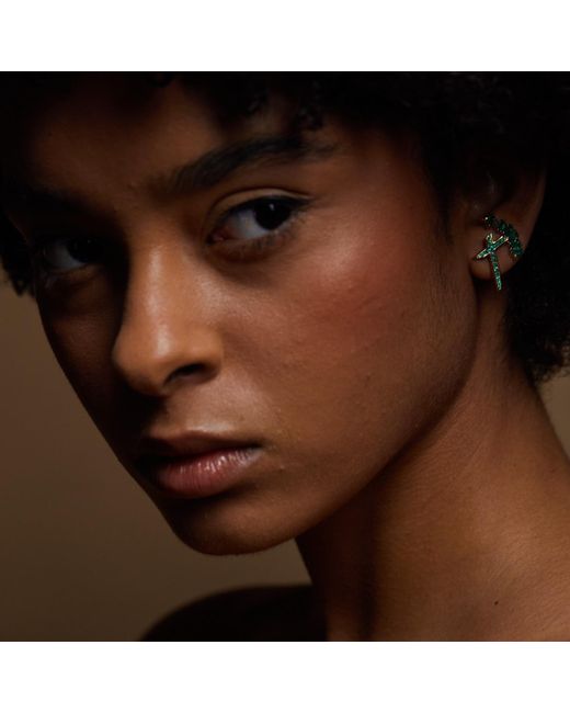 Kasun Metallic Lucky Star Earrings