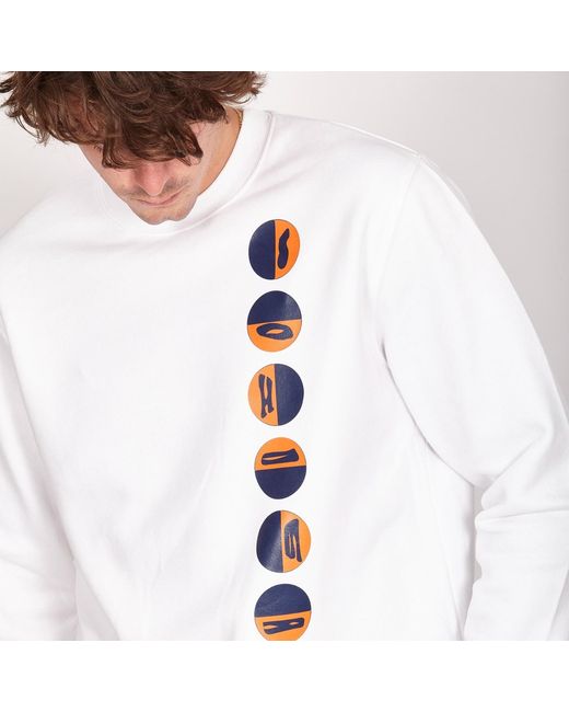 SOHUMAN White Voi Organic Cotton Sweatshirt