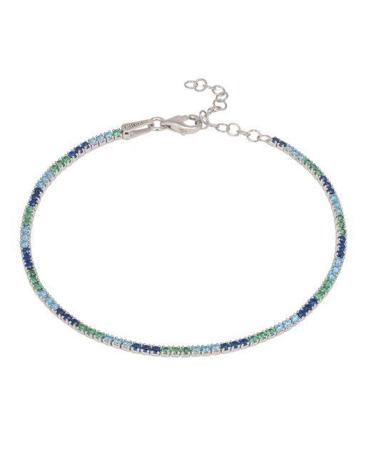 Latelita London Metallic Tennis Bracelet And Cz
