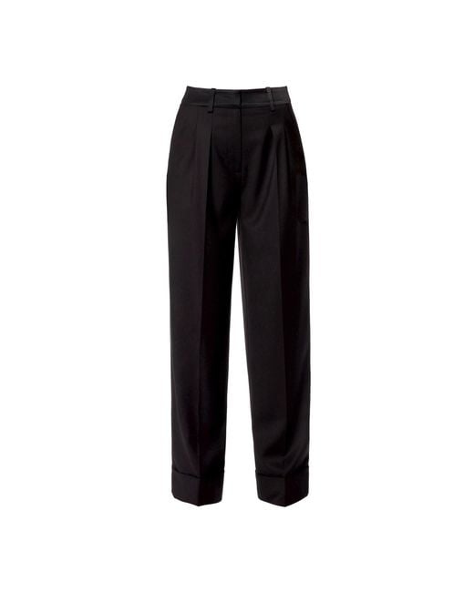 AGGI by HALEWSKI Black Frankie Fashion Wide Trousers