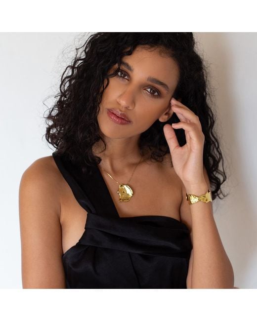 EVA REMENYI Metallic Talisman Moon Bracelet
