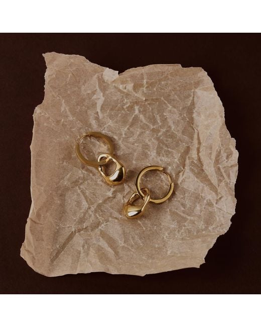 A Weathered Penny Metallic Neve Hoops