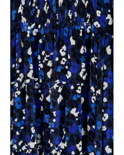 Mercy Delta Blue Romsey Dress Pina Colada Midnight