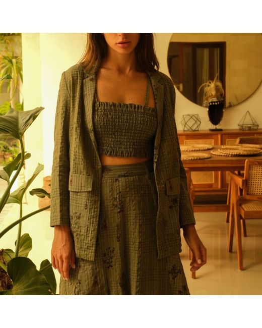 Em & Shi Green Blazer