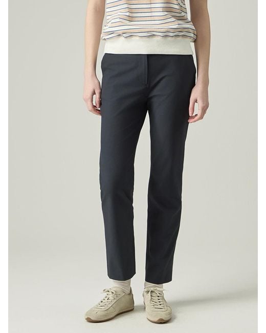 Elune Mode Blue Basic Pants _ Midnight