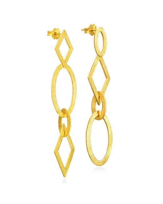 Myrto Katramadou Jewellery Metallic Harmony Matte Earrings