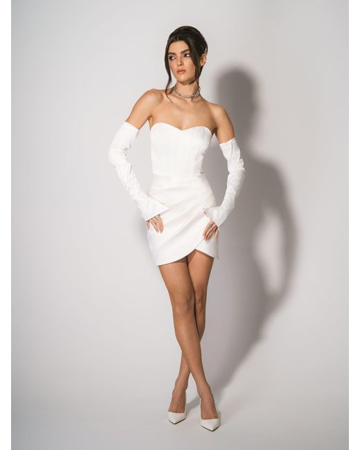 Tia Dorraine White A Touch Of Glamour Mini Dress