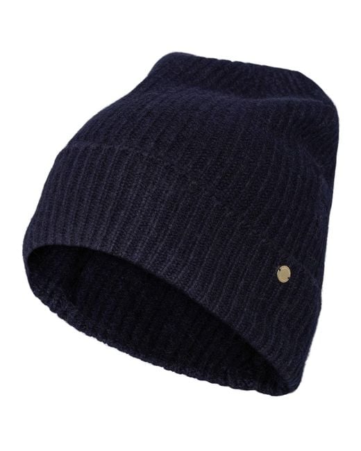 tirillm Blue Holly Rib Knitted Cashmere Hat