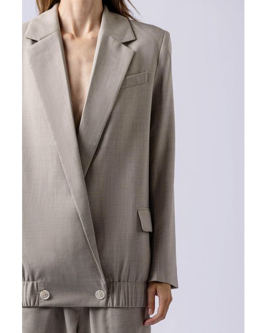 Lendrop Studios Gray Azuna Blazer