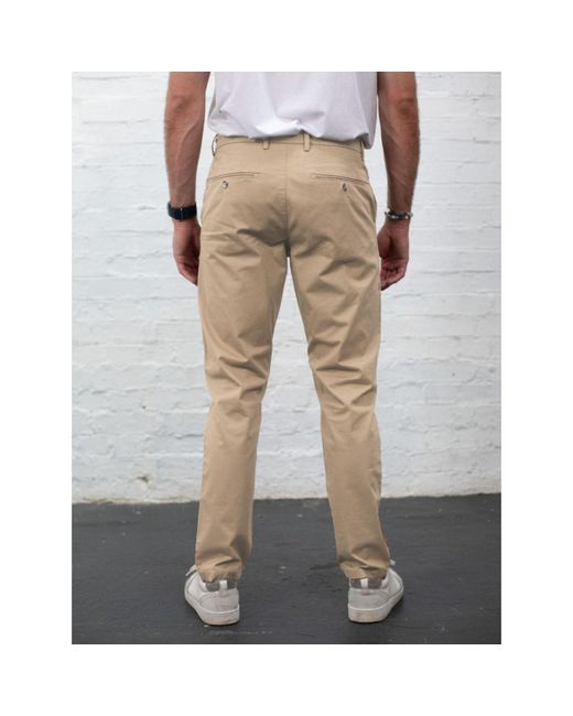 Guards London Natural Neutrals Tailored Chinos for men