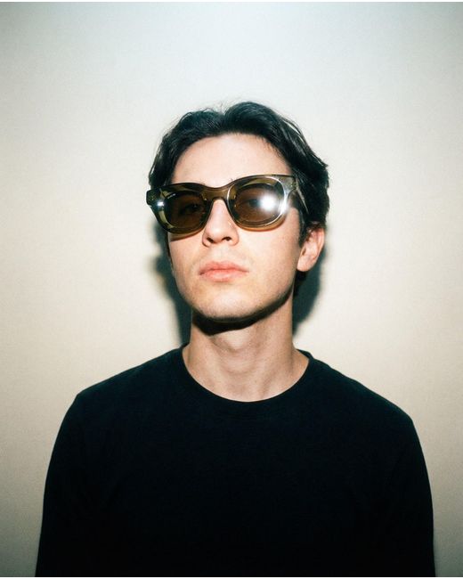 Cossimo Multicolor Alondo Champagne Acetate Wayfarer Sunglasses