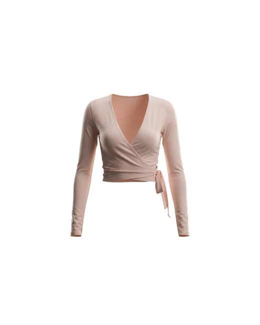 Be Athletica Pink The Ultimate Ballet Wrap-Top