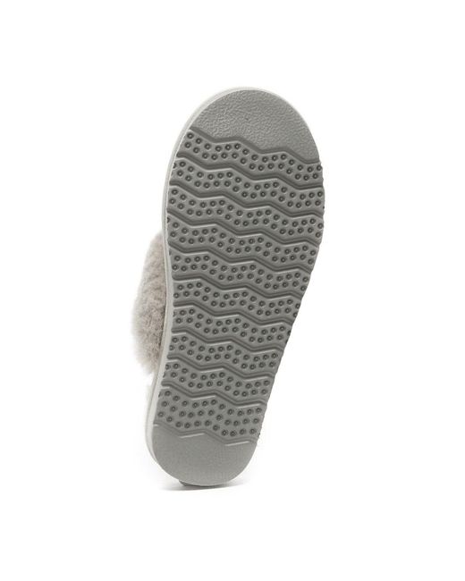 EverAu Australia Gray Pelican Removable Strap Slingback Slippers
