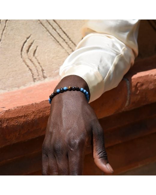 Addicted Blue Minherva Handcrafted Bracelet for men