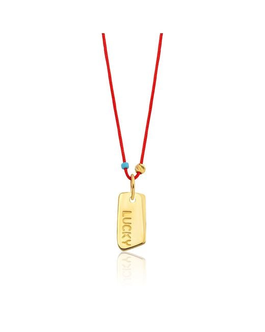 The Pheia Metallic String Lucky Necklace
