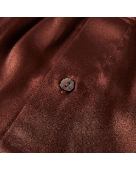 Soft Strokes Silk Brown Deep Coffee Pure Mulberry Silk Boxers for men