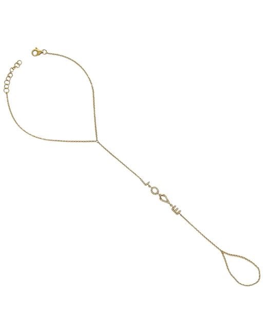 Neshi Designs Metallic Inluv Hand Chain
