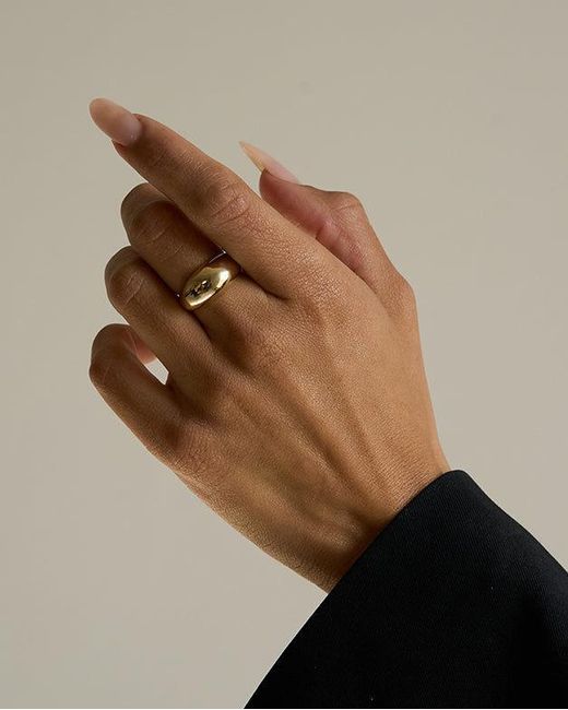 Öugie Metallic The Large Dome Ring