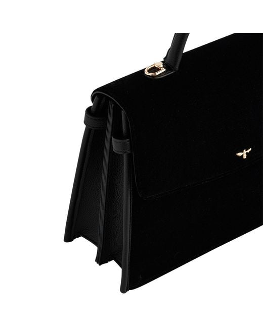 Fable England Black Structured Tote Medium