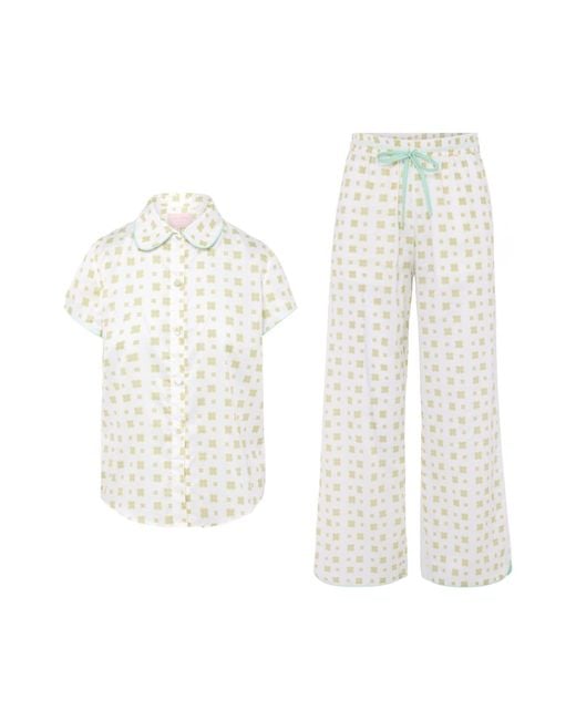 Love Letters X White Yasmina Pyjama