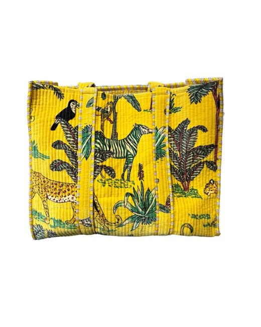Conscious Yoga Collective Pink The Ultimate Velvet Jungle Tote