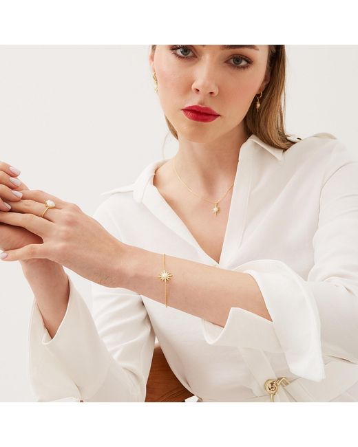 Spero London Metallic Sun Sterling Opal Bracelet