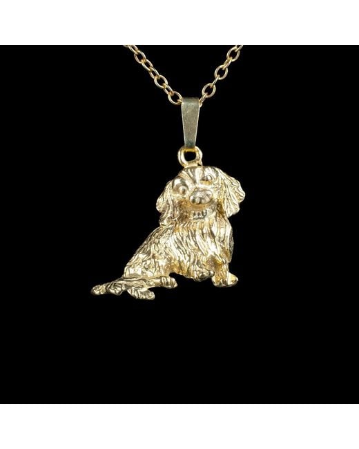 Simon Kemp Jewellers Metallic King Charles Spaniel Pendant