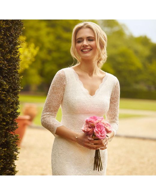Alie Street London Gray Anya Lace Wedding Dress