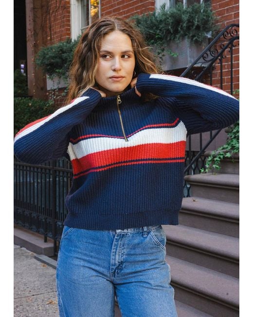 Ellsworth & Ivey Blue Aspen Quarter Zip