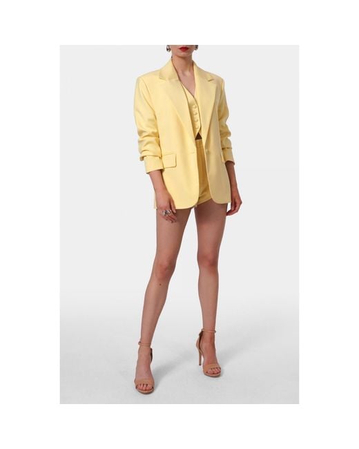 AGGI by HALEWSKI Yellow Cori Butter Microshorts