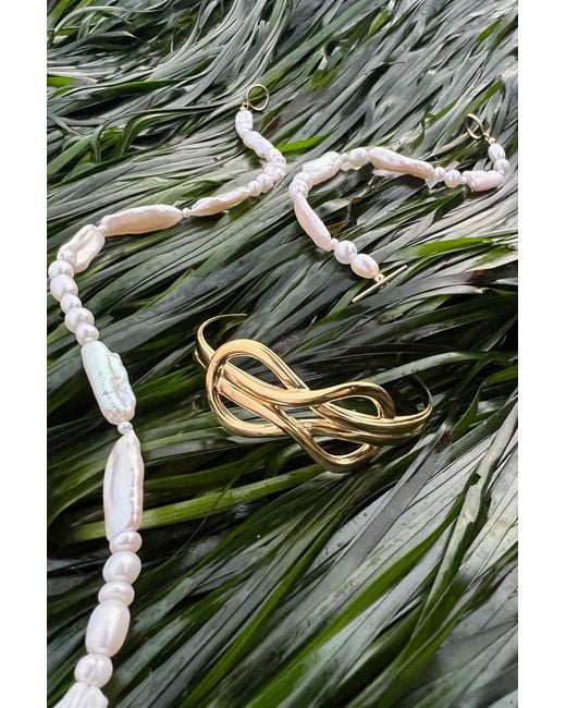 Astor & Orion Metallic Hecate Knot Cuff