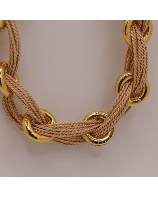 Nart Nature Making Art Metallic Neutrals The Knot Buriti Natural Fiber Necklace