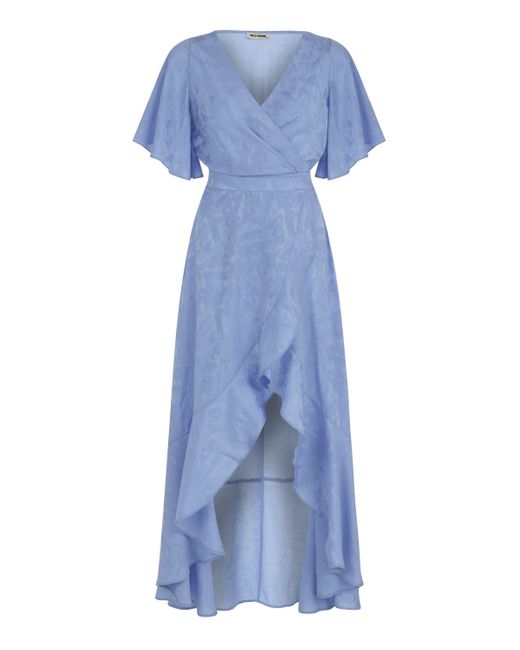asymmetrical flounce dress Asymmetric Flounce Midi Dress