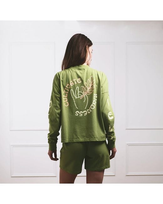 VLD Green Vondel Cultivate Kindness Long Sleeve T-Shirt