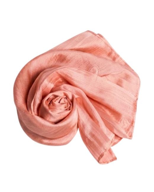 Silk and Bears Red Champagne Habotai Silk Scarf – Wedding Silk Shawl Wrap