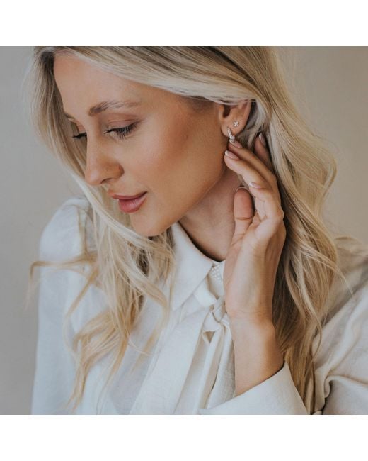Dainty London Metallic Rockpool Hoops