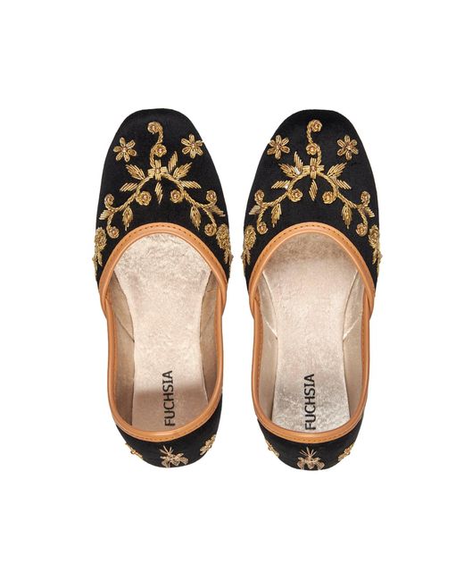 Fuchsia Shoes Brown Marina