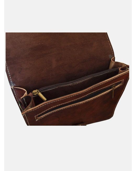 Berber Leather Brown The Casablanca Mini Satchel