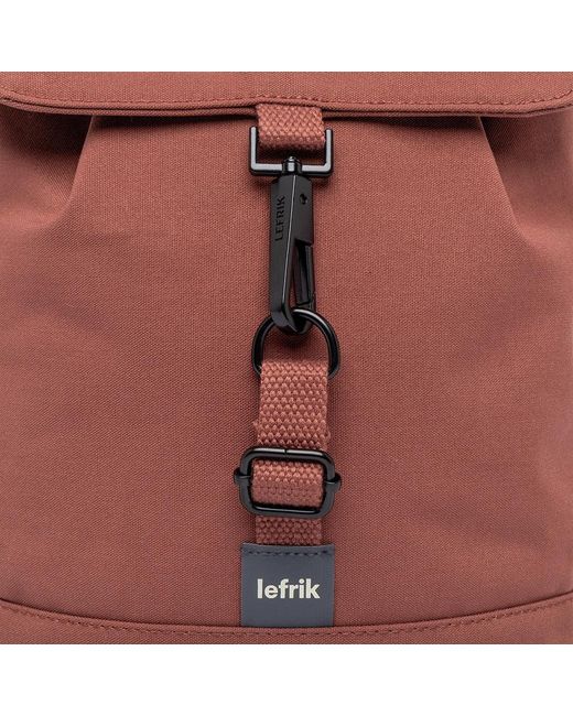 Lefrik Pink Kaut Mini Backpack Bronze