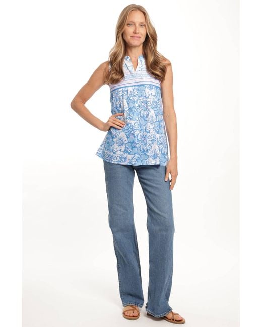 Bindu Blue Elena Blouse
