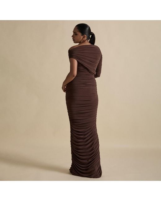 Celestine & Mae Brown Lanaria Maxi Dress