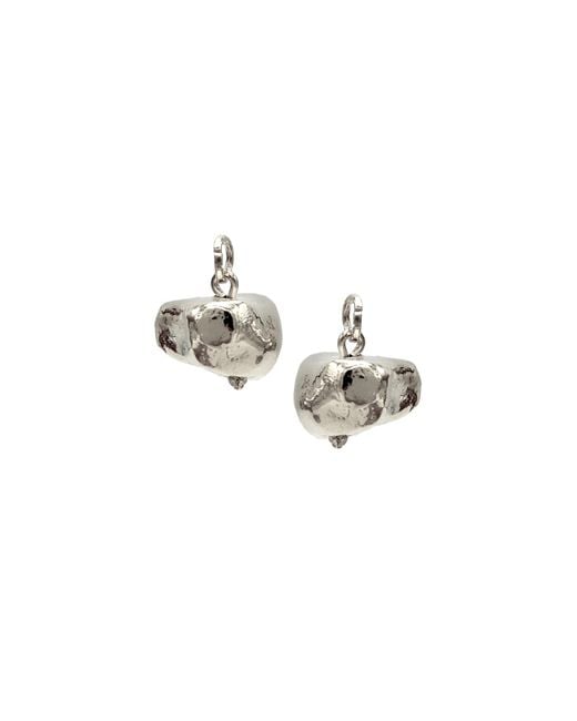 Jaredjamin White Nugget Earring Charms