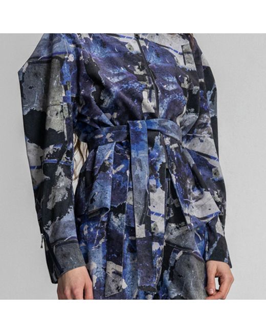 ARTISTA Blue Secret Stories Corduroy Shirt Jacket