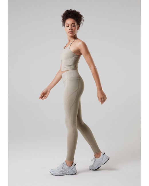 VIEREN White Neutrals Higher Power Vest Top