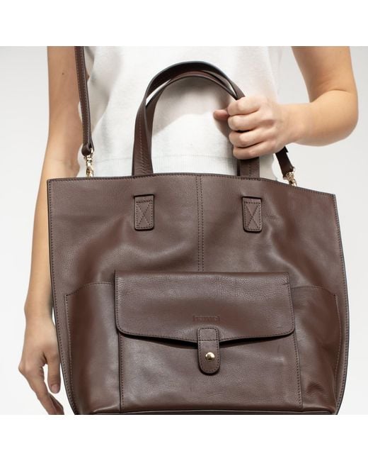 Hamel Atelier Brown Goya Leather Crossbody Bag