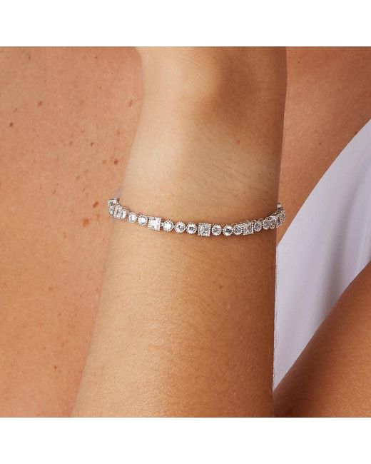 Shabella Nyc Metallic Multi-Shaped Bracelet