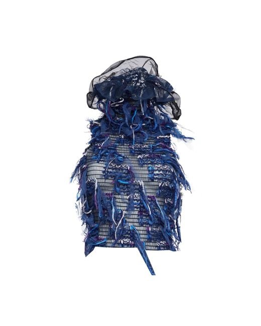 Sarah Regensburger Blue Goddess Summer Top Denim